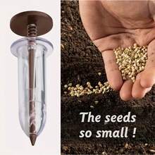 Manual Seed Spreader - Handheld Seeder With Adjustable Sowing Depth And Row Guide, Portable Spring Gardening Tool For Lawn, Vegetable, Flower Gardens - Durable Plastic Seeder Suitable For Small-Scale Agriculture - Multicolor - View 11