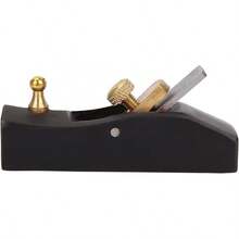 Fafeicy Cepillo Plano de Madera para Carpintero Profesional, Manual con Hoja de Manganeso Alta Calidad, de Ébano, 120mm para Corte, Pulido y Desbarbado - 80 mm - Ver 7