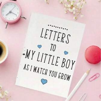 1pc Spiral Notebook, Suitable As A Christening Gift For Daughter, Son, Granddaughter Or Niece, Perfect As A Memento For New Moms, Can Write Letters To My Child, Or Use As A Memory Book And Daily Planner