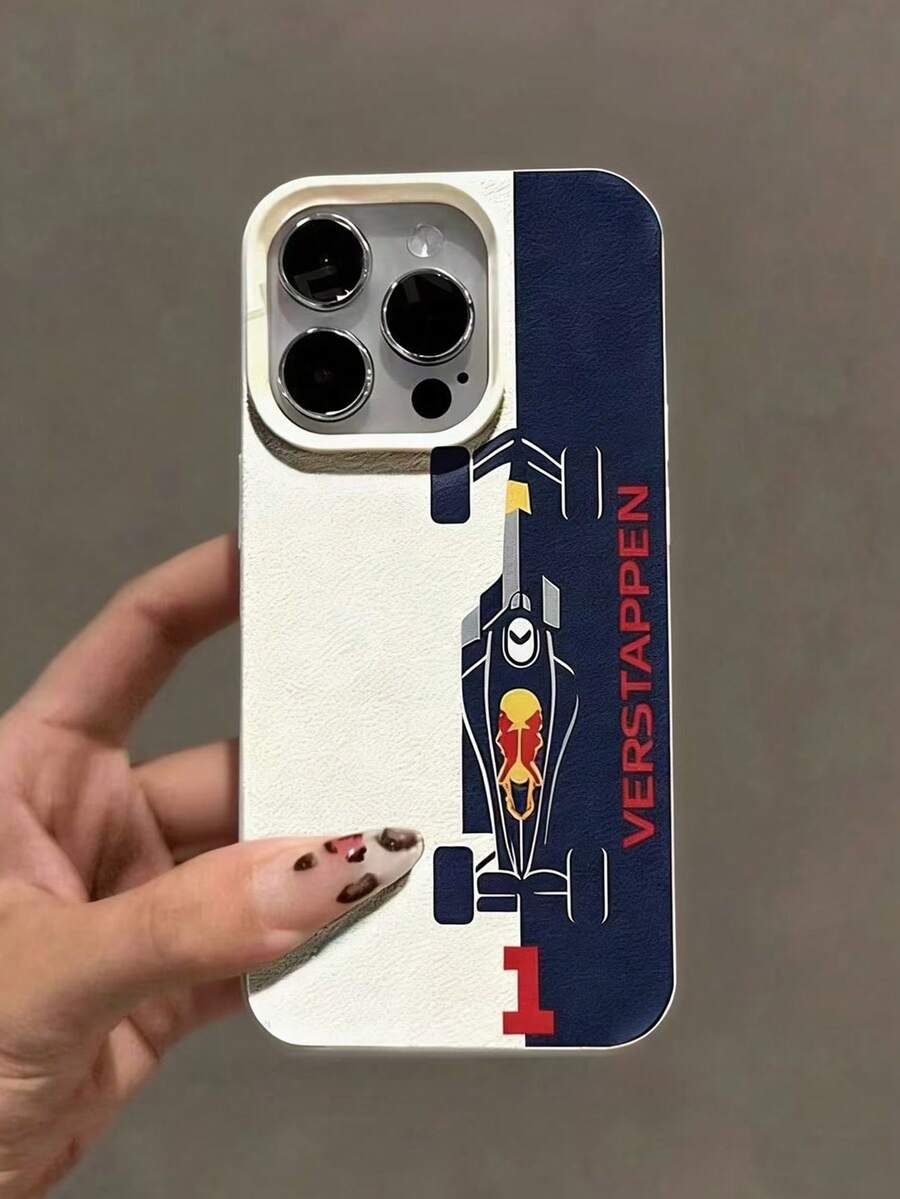 Technology 1Piece Fashion Dermatoglyph Racing Pattern Phone Case For Iphone17 IPhone17Promax 17Air 17 16ProMax 16Pro 16Plus 16 15Promax 15pro 15Plus IPhone12Promax 12Pro 12/11 Suitable For Boys, To Give To Eelatives, Friends, Classmates, Best Friends Gifts - Multicolor - View 1
