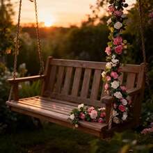 2pcs Artificial Gradient Color Rose Vines, Full Blooms With Multi-Layers, Flexible Shaping. Suitable For Wedding Arch Decor, Aisle Arrangement, And Wall Decoration. Can Also Be Hung On Balcony Railings Or Living Room Ceilings. Designed For Romantic Scenes: An Ideal Choice For Wedding Venue Landscaping And Home Decor, Creating A Soft And Dreamy Spring/Summer Ambiance.