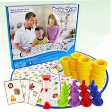 YARNOW Juguete Educativo Interactivo Infantil de Mesa Detective Looking Chart para Padres Mejora Respuesta y Vinculo FamiliarConveniente y duradero, para niños - Multicolor - Ver 5