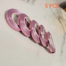 10pcs/1roll/5rolls Curled Ribbon, Embossed Curled Ribbon, Metallic Balloon String Decorative Tape, For Gift Wrapping, Shiny Curled Balloon Ribbon Mix Glitter Laser Party Balloon Ribbon And String, Suitable For Valentine's Day, Birthday, Wedding Party Holiday Decoration, Arts & Crafts (10m/Roll) - Rose Gold - View 15