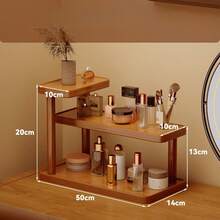 1pc Minimalist High-End Practical Makeup Organizer Rack, Fragrance & Skincare Storage Shelf, Entryway Vanity Table Top Lipstick Fragrance Diffuser Jewelry Display Stand, Small Desktop Cup Tea Rack, Dorm Kitchen Organizer,Makeup Bag,Travel Essential - Multicolor - View 6