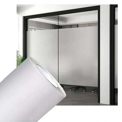 BG Película Jateada Adesiva Para Vidro  – Privacidade – Impermeável e Lavável