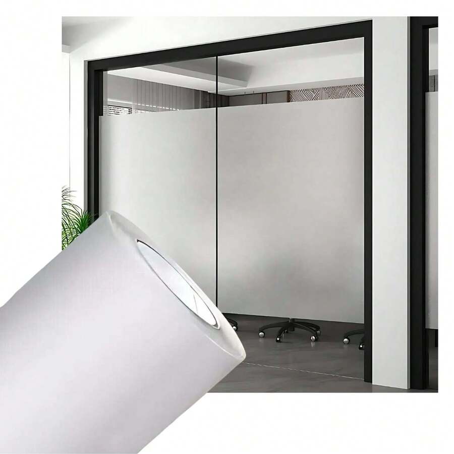 BG Frosted Adhesive Film For Glass – Privacy – Waterproof And Washable - 噴砂水晶 - 查看 1