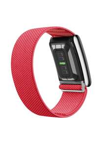 5.0 SuperKnit Luxe 腕带 - 兼容 5.0/MG - 支持心电图功能，采用优质金属材质，是健康与健身可穿戴设备的理想配件 - 玫紅色 - 查看 3