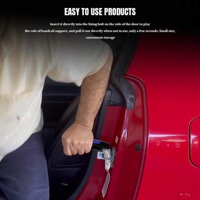 Elderly-Friendly Car Door Handle - Assistive Device For Disabled, Portable Multifunctional Walker For Seniors, Essential Driver's Door Lock Handle To Enhance Accessibility! Designed For The Elderly And Disabled, Easily Helps Car Owners Open And Close Doors, Eliminates Inconvenience, Improves In-Car Safety And Comfort.