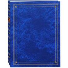 Pioneer Photo Albums 3-Ring Bound Bay Blue Leatherette Cover with Gold Accents Photo Album for 4 by 7-Inch, 5 by 7-Inch and 8 by 10-Inch(Royal Blue) - Multicolor - Ver 4