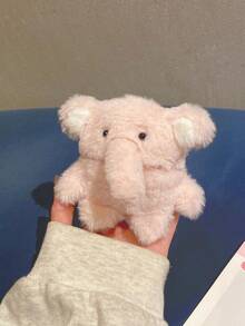Pink Plush Elephant Case Protective Cover Compatible With Apple 1/2/3/4/Pro/Pro2 - Baby Pink - View 1