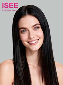 ISEE Hair Wear Go 无胶假发，未经加工的处女发，直发，6*4 高清蕾丝闭合假发，180% 密度，30 英寸，预剪蕾丝，预拔发际线，度假活力旅行必备，假日装扮，伴娘礼物 - SNatural - 查看 3