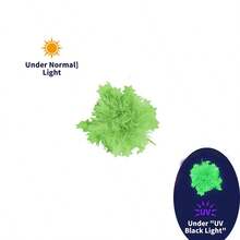 7色夜光派对手链，霓虹荧光黑光手链派对礼品，金属丝花环手链，黑光反应夜光派对用品，用于霓虹派对装饰 - 彩色 - 查看 11