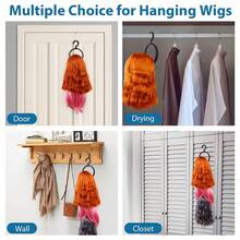 Foldable Multi-Functional Wig Stand - Portable & Durable, Travel Wig Display Head Model, Stable Base, Folding Design, Suitable For Various Wig Types And Hat Storage, Room Decor - Multicolor - View 11