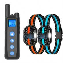 电动训狗项圈：遥控操作 - 非常适合训练您的爱犬 - 黑色 - 查看 10