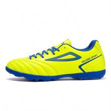 Genuine Leather Football/Soccer Shoes With Rubber Sole, Non-Slip And Durable, Suitable For School Team, Forwards, Match And Training - Yellow - View 4