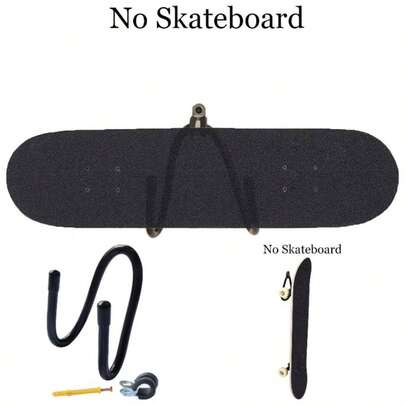 Skateboard Wall Mount Adjustable Hanger Holder Hook Rack Display Guitar, Skateboards, Longboards, Skis, Snowboards, Skis And More