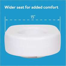 Carex Raised Toilet Seat - Multicolor - Ver 7