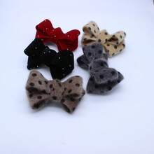 Removable Bow Shoe Clips, Rhinestone Fluffy Polka Dot Shoe Buckle Accessories, Versatile Bow Shoe Clips - Multicolor - View 4