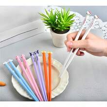 3双装三丽鸥可爱小猫咪、布丁狗筷子，高品质可爱旋律筷子、酷洛米筷子，适合家庭、餐厅、餐桌使用，设计可爱，趣味餐具，材质耐用，装饰筷子，新奇筷子，可爱爱好者的理想礼物