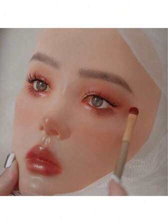 1 Set/Box Reusable Full Face & Eye Makeup Practice Skin, Eyebrow Tattoo & Eye Makeup Training Silicone Pad, Suitable For Makeup Beauty Schools And Cosmetics