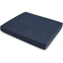 ASDDMI Seat Cushion for Wheelchairs Mobility Scooters Office and Kitchen Chairs or Car Seats to Add Support and Comfort while Reducing Pressure and Stress on Back 2 inches thick 16 x 18 Navy Blue - 2 pulgadas de espesor - Ver 4