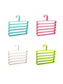 1pc Multi-Function Hanger That Keeps Pants And Scarves Organized, Premium Closet Organizer For Dorms And Home, Frame For Long-Lasting Use, Lightweight And Easy To Install, Reduces Clutter, Prevents Slips And Creases, Maximizes Closet Space, Ideal For Travel And Small Apartments