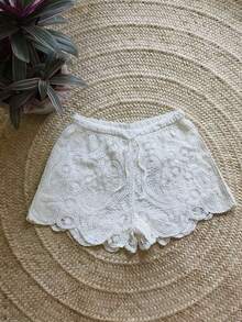 Crochet Shorts - 白13 - 查看 3