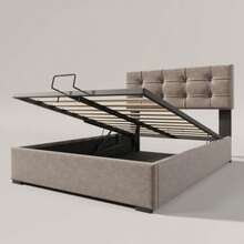 Bed Frames - Light Grey - View 3