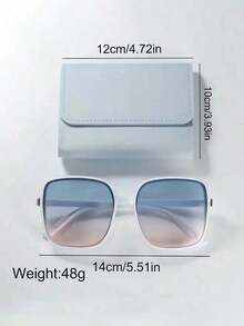 MSCXDK 3件套女士时尚简约罗马数字石英表套装，包括手表、时尚眼镜和钱包（不含礼盒） - 玫瑰金 - 查看 5