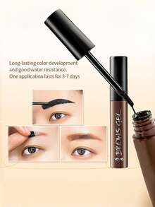 NOVO جل حواجب مقاوم للماء والعرق وطويل الأمد. مكياج حواجب شبه دائم ذو مظهر طبيعي، مناسب للاستخدام اليومي والسفر والمناسبات والهدايا والمناسبات الاجتماعية والأعياد والتخرج والحفلات - 01# بني غامق - مشاهدة 4