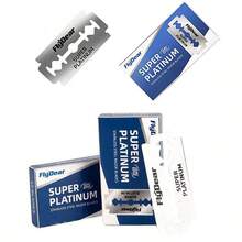 3 盒 30 件不锈钢双刃刀片，用于面部清洁和剃须，美发产品和配件，适用于理发沙龙美容旅行必需品 - 銀色 - 查看 8