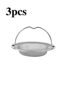 1/2/5件套、厨房水槽滤网、不锈钢水槽排水滤网、厨房配件、适用于大多数水槽排水口的食物收集器、厨房水槽篮式过滤器、厨房装饰、厨房小工具、浴室小工具、浴室配件、浴室地漏、排水塞