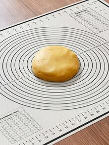 1 件装多功能防滑揉面垫，带刻度，可擀面、烘焙，适用于面包、饺子、蛋糕等，是节日派对、家庭厨房、圣诞节、复活节、感恩节、情人节的理想之选。 - 黑色 - 查看 1