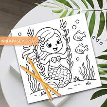 Cute Food: Children's Coloring Book, Bold And Fun Designs, Easy To Color, 24 Pages Thick Paper, Suitable As Gift For Women, Also A Gift For Coloring Enthusiasts, Stationery Supplies. - Cute Food - View 4