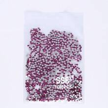 SS3-SS60 Red Series Deep Red Color High-Quality Glass Flat Bottomed Diamond With 12 Equal Cut Surfaces, Suitable For DIY Jewelry, Clothing, And Other DIY Projects - Multicolor - View 31
