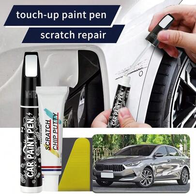 HGKJ High-Quality Smart Colored Car Touch-Up Paint Pen - Quick-Dry Scratch Repair Tool, Deeply Covers Stains & Scratches, Easy Operation For Car Beauty & Maintenance P38
