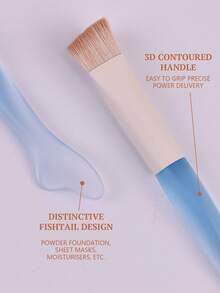 12件套高级化妆刷套装，包含粉底晕染刷、眼影刷、散粉刷、腮红刷、遮瑕刷、高光刷等化妆工具 - 淺藍色 - 查看 7