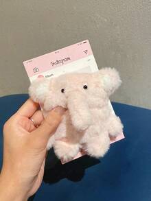 Pink Plush Elephant Case Protective Cover Compatible With Apple 1/2/3/4/Pro/Pro2 - Baby Pink - View 7