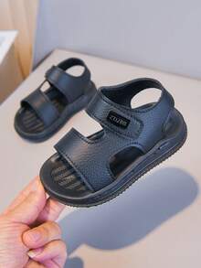 New Kids Casual Sandals, Soft Bottom Infant Sandals Suitable For Boys And Girls - Black - View 2