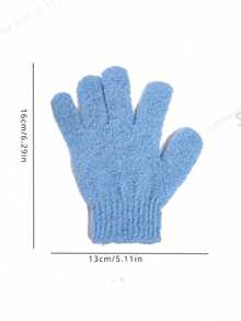 6/10/20pcs Random Color Exfoliating Gloves, Double-Sided Scrub Gloves, Bath Gloves, Body Massage Cleaning Gloves - Multicolor - View 2