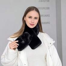 3-Heat Setting Washable Electric Heated Scarf, USB Powered Neck Warmer, Smart Temperature Control, Suitable For Men And Women, Warm Gift