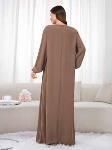 1pc Breathable & Skin-Friendly Khimar Hijab Set, Suitable For Muslim Women's Daily Prayer And Wear, All Seasons - Nhiều màu - Xem 9