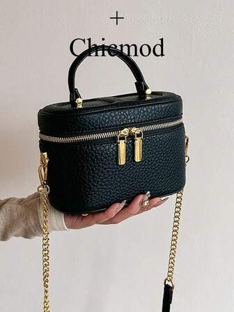 Dam höst vinter ny PU stor kapacitet enkel mode hinkväska axelväska crossbody-väska lämplig för shopping, plånbok, shopping, unga kvinnor, högskolestudenter, nykomlingar, tjänstemän. Mycket lämplig för kontor, högskola, arbete, affärer, pendling, utomhusaktiviteter, resor och utflykter