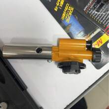 Home Kitchen 1300°C High-Temperature Cooking Torch, 4 Optional Gas Flame Torches, Gas Welding Torch For Baking And Grilling (For Singeing Steak, Caramel Pudding, And Other Ingredients). - Yellow - View 5