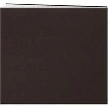 Pioneer 12 Inch by 12 Inch Postbound Fabric Frame Cover Memory Book, Dreamy Pink(8"x8" Marrón Chocolate) - Multicolor - Ver 3
