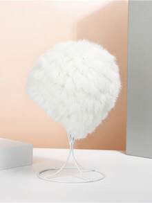 Nuevo sombrero boina de estilo coreano de punto con pompón grueso para mujer, cálido y resistente al frío, ideal para otoño/invierno - Negro - Ver 3