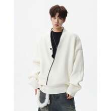 Swetry sportowe męskie - Czarne - Zobacz 3