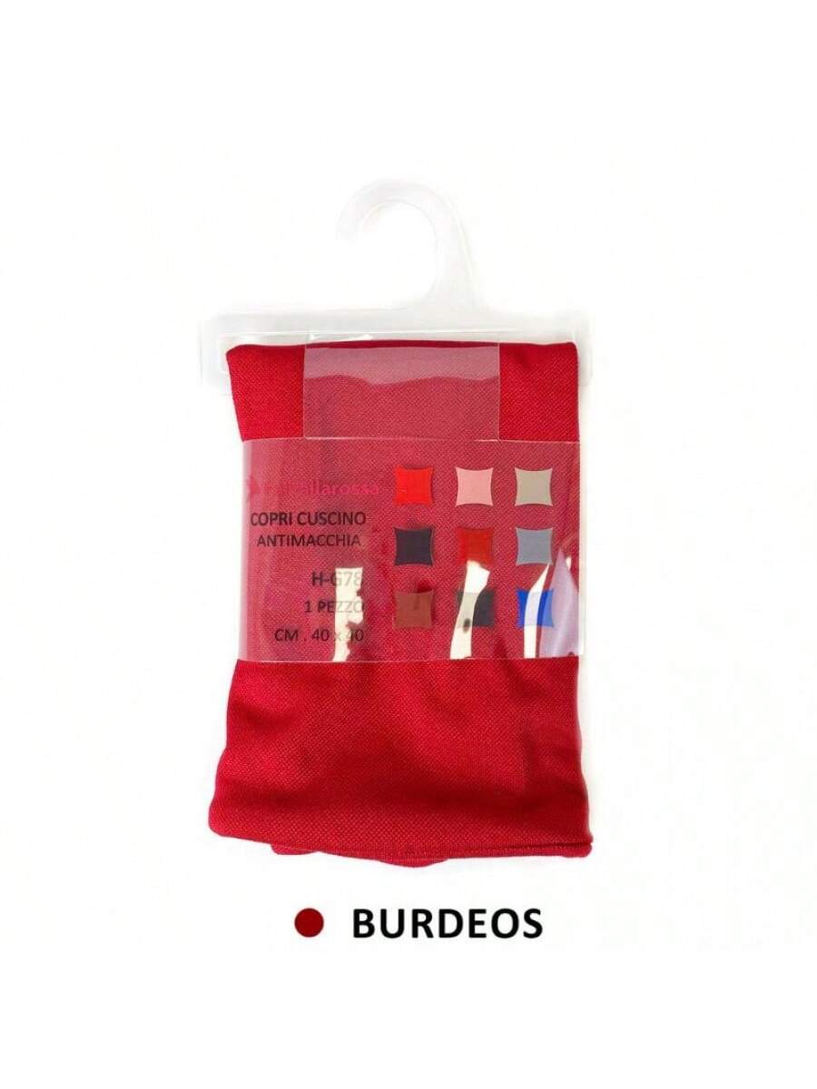 Funda de almohada color burdeos de alta durabilidad de 30cm*50cm