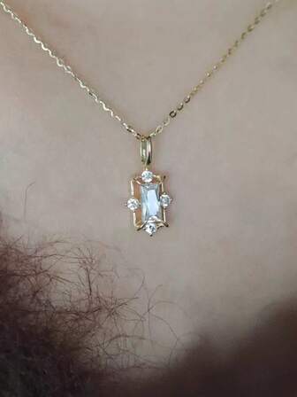 S925 Sterling Silver Pendant Necklace For Women, Elegant Classic Versatile Retro Delicate Clavicle Chain