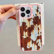 Soft Case With Retro Rust Design For IPhone 16e 11 12 13 Pro Max 14 15 16 Plus - Mix07 - View 12